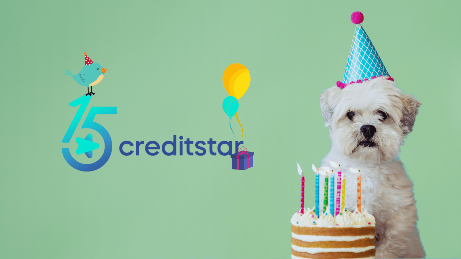 Creditstar 15 år!